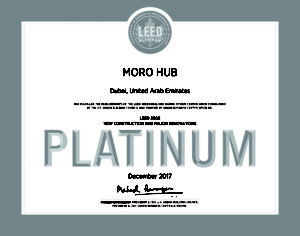 6. Moro Hub certificate